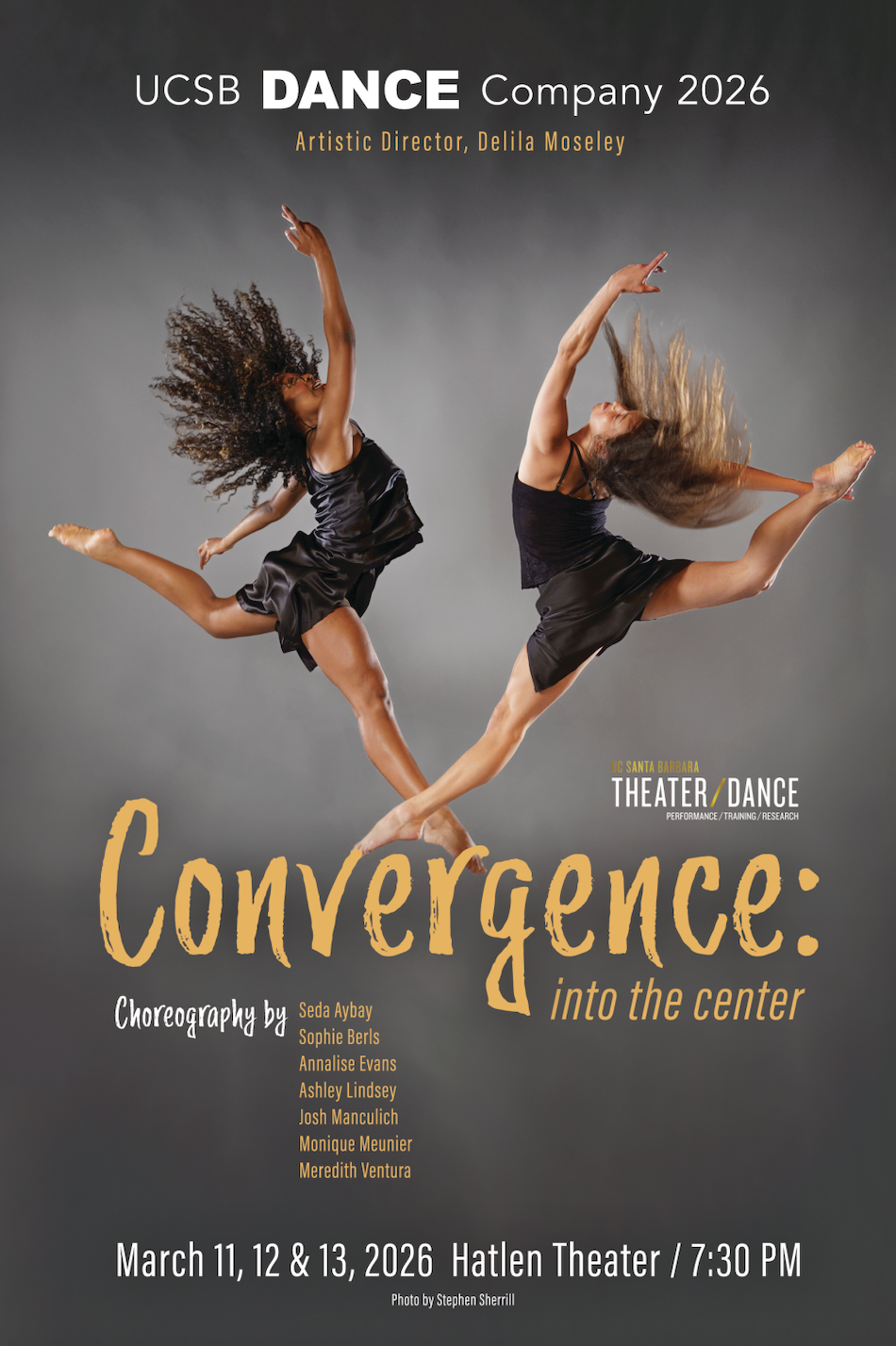 UCSB Dance Company Convergence Poster