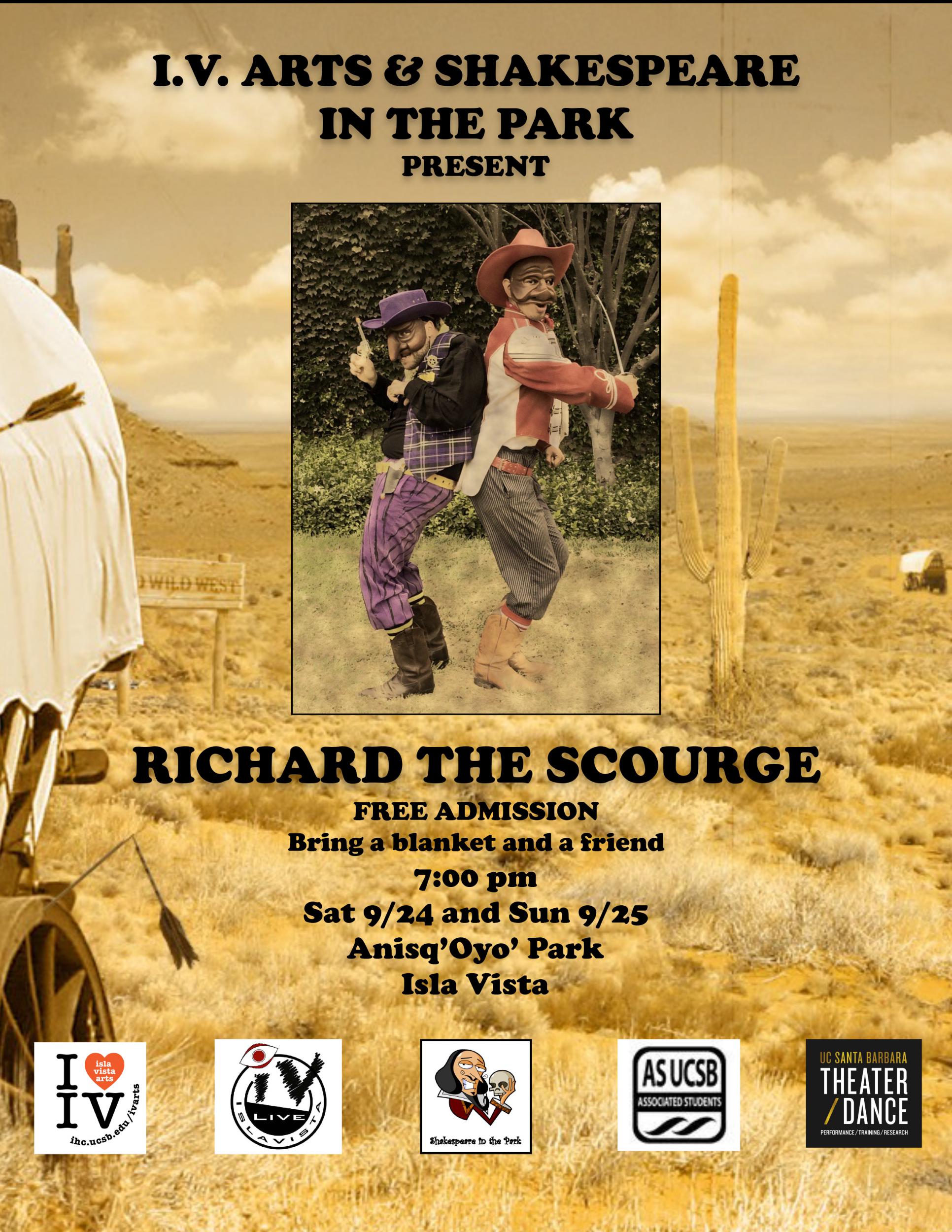 I.V. Arts & Shakespeare in the Park present "Richard the Scourge" article image